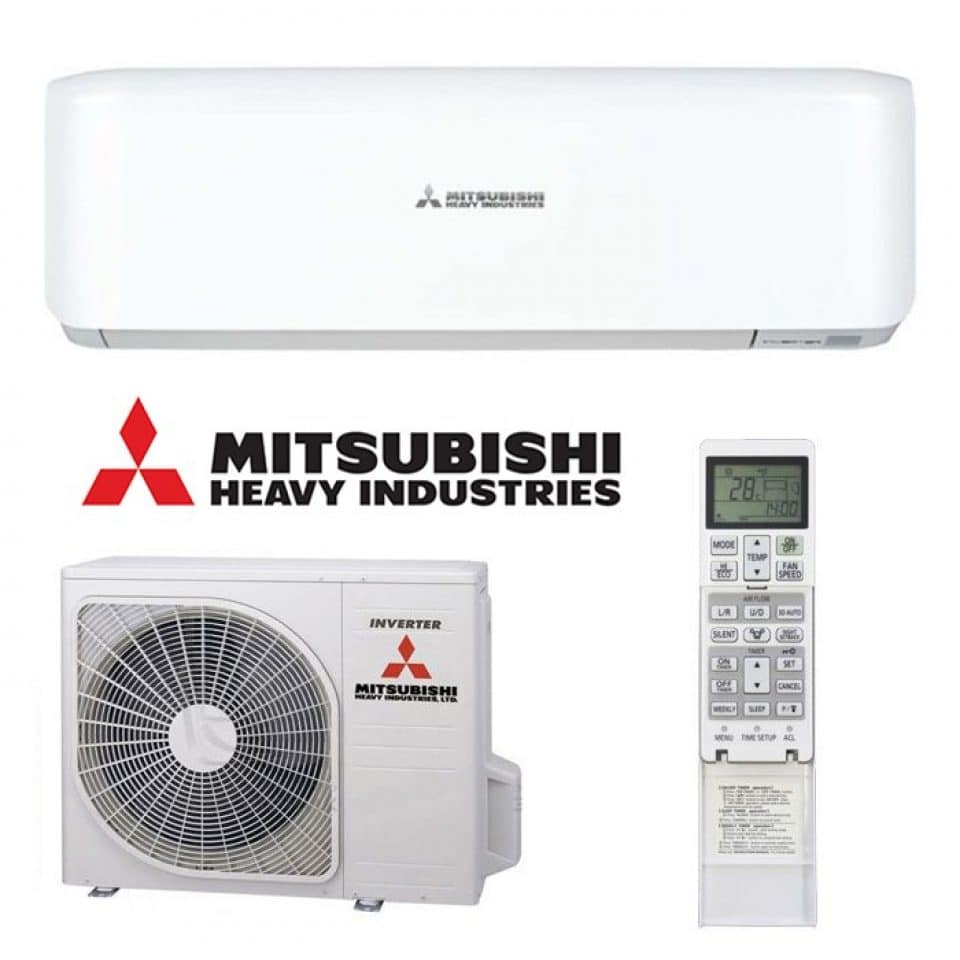 Mitsubishi Heavy Industries wand single-split SRK binnen- en buitenunit
