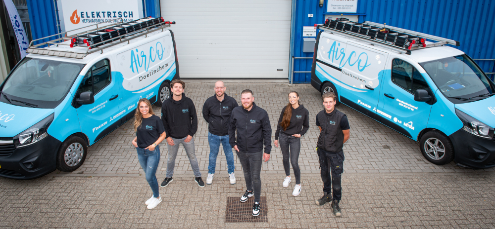 Team montage van Airco Doetinchem
