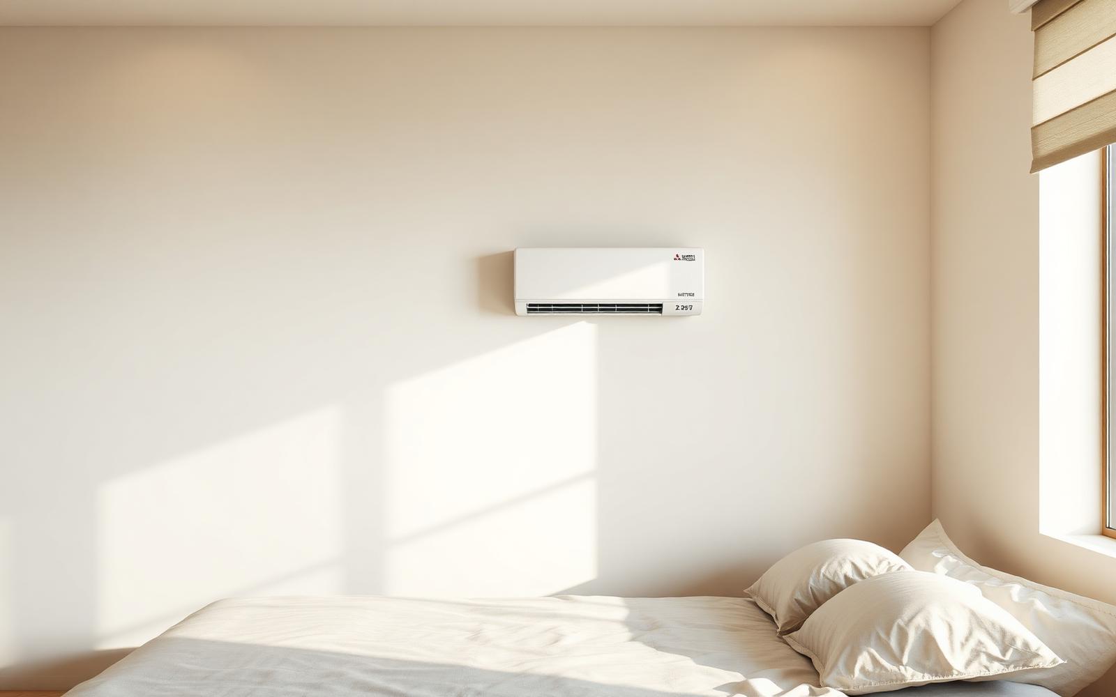 Mitsubishi Heavy airco geïnstalleerd in een interieur