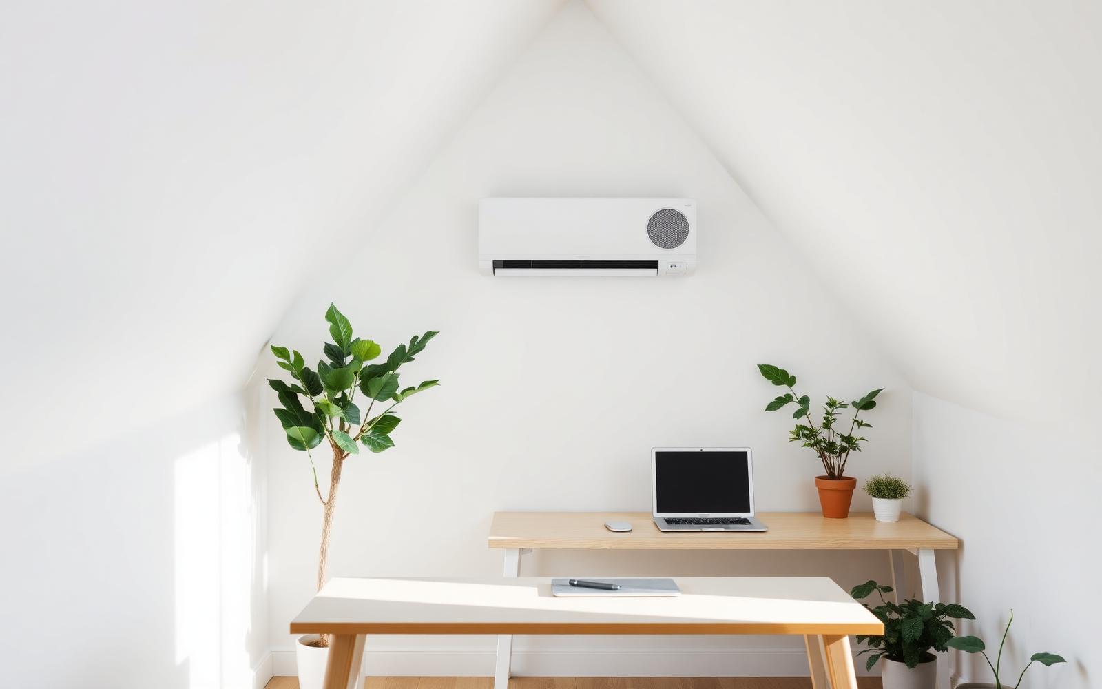 Tosot airco geïnstalleerd in een interieur